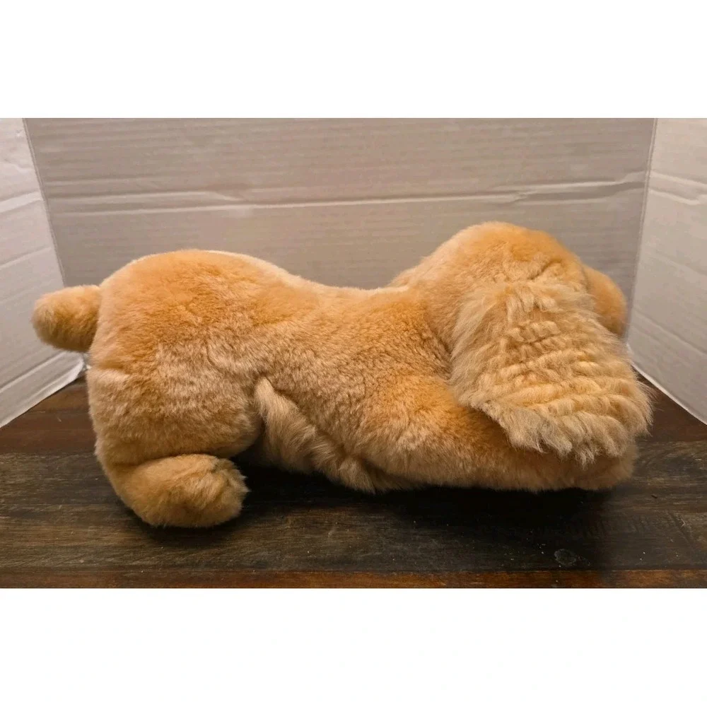 Vintage Avanti Plush Cocker Spaniel Puppy Dog Orange Ball Golden Pup Rare